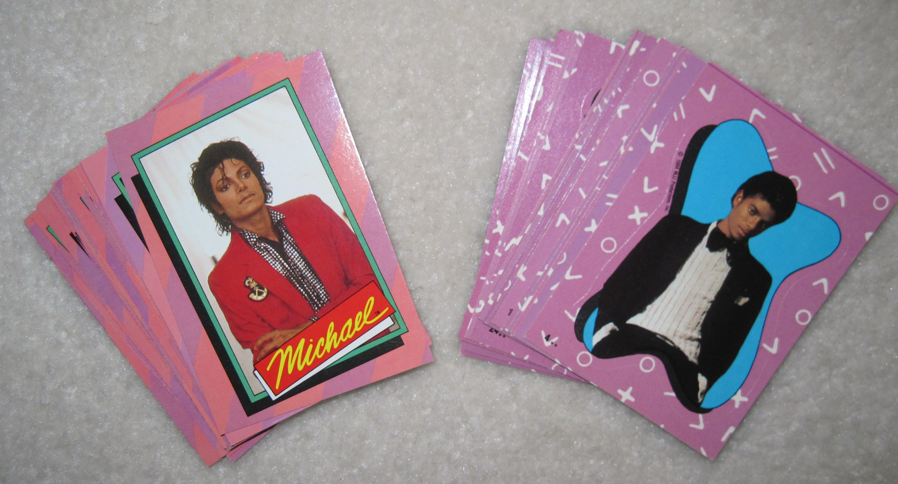 Michael Jackson Collector cards - Partial set 2 - Click Image to Close